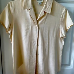 Cream blouse size 10